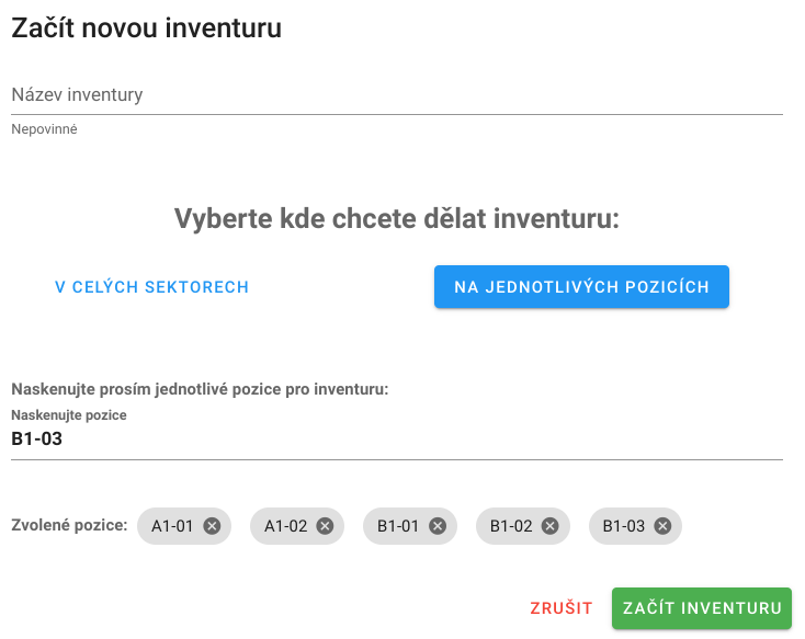 Részleges leltár