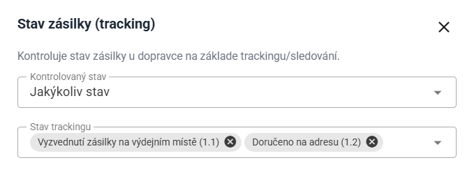 Szállítási értesítés