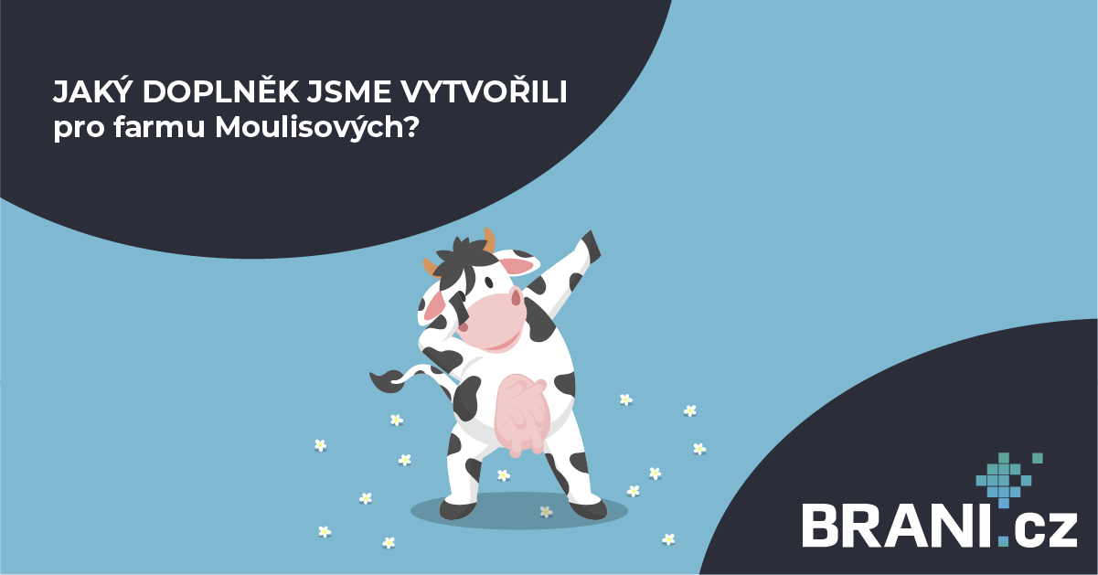 Személyre szabott megoldás: Böngésző kiegészítő a Shoptethez a Moulis család farmján.